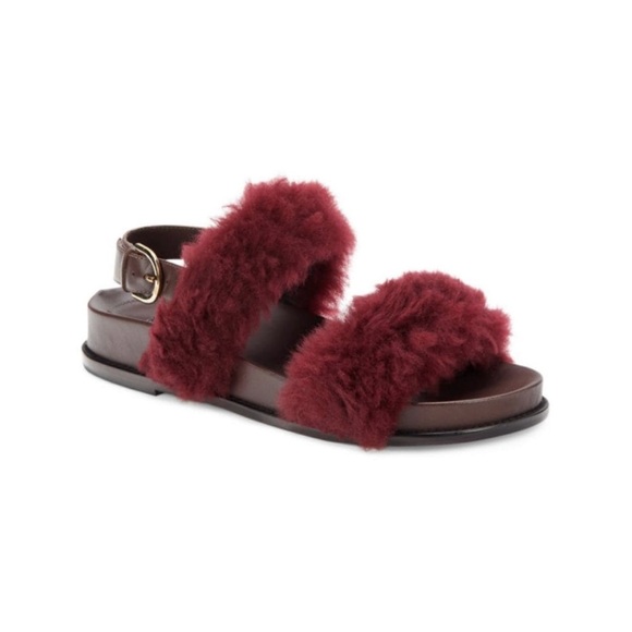 ALEXANDRE BIRMAN Shearling Sandals
